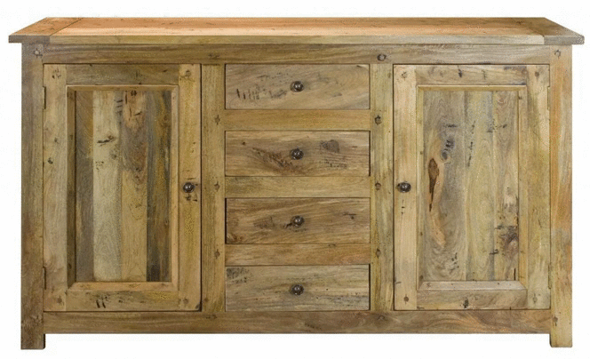 Komoda Artisan ASB300 – lite drewno mango, wykończenie dębowe - Image 5