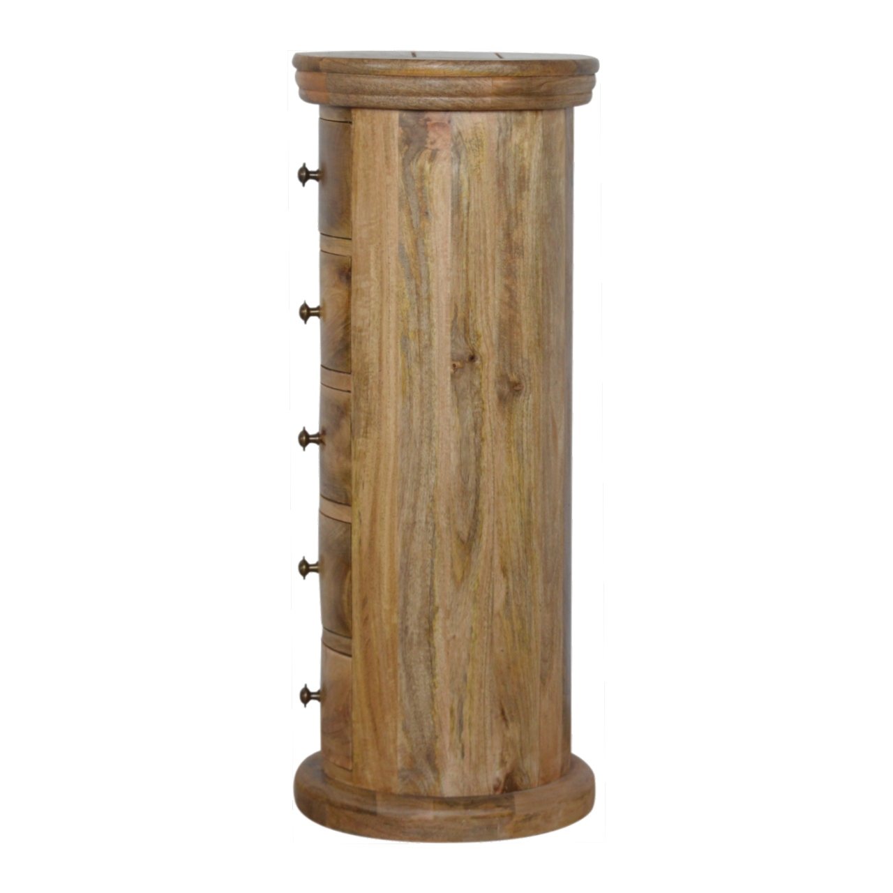 Szafka nocna Artisan ASB315 – lite drewno mango, wykończenie dębowe - obrazek 7