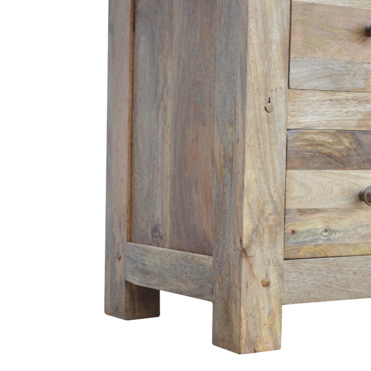 Szafka RTV Artisan ASB319 – lite drewno mango, wykończenie dębowe - Image 6