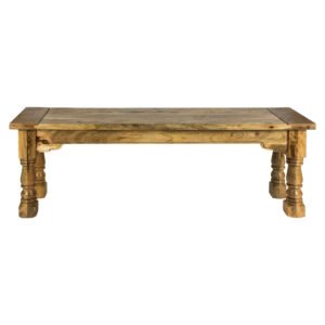 Ławka Artisan ASB604 – lite drewno mango, wykończenie dębowe