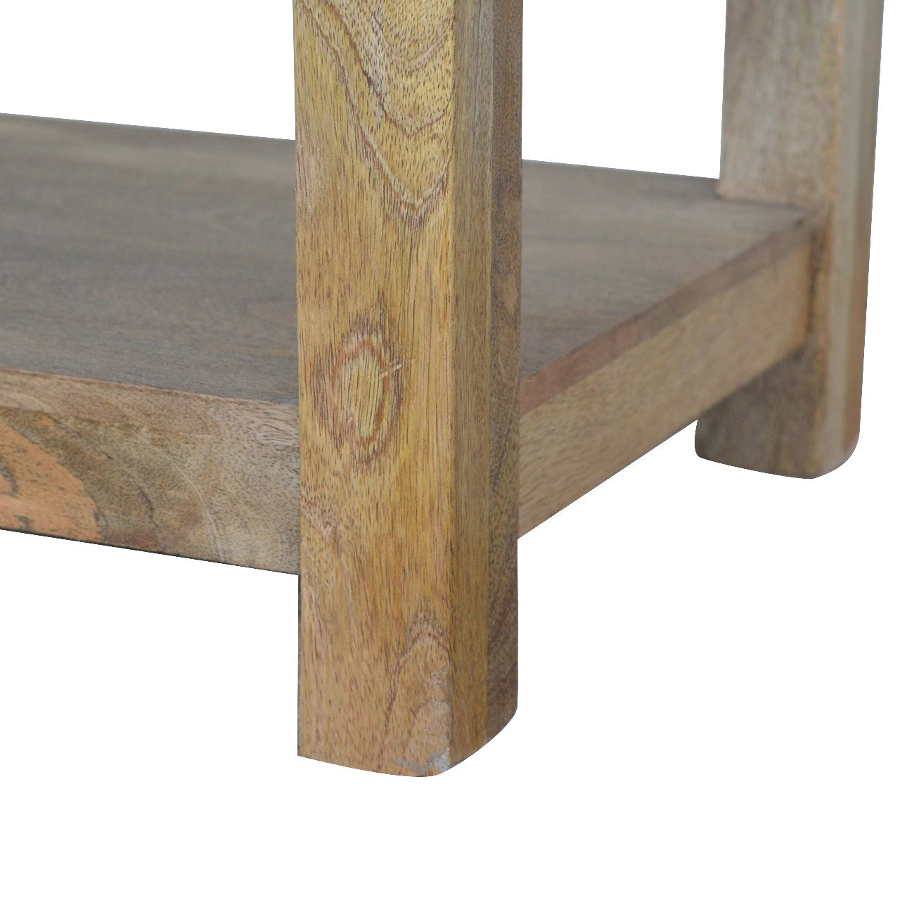Stolik kawowy Artisan IN013 – lite drewno mango, wykończenie dębowe - Image 7