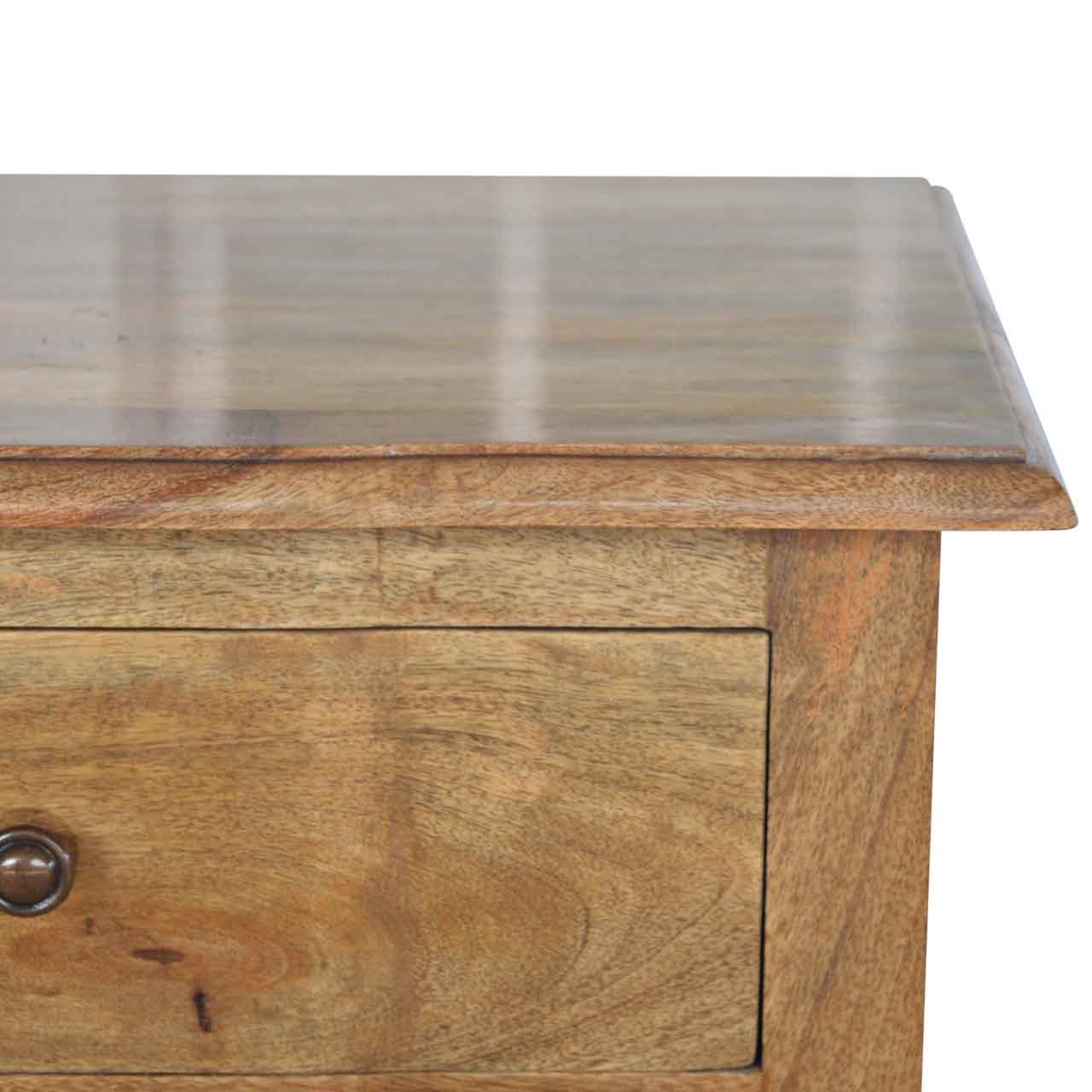 Szafka nocna Artisan IN028 – lite drewno mango, wykończenie dębowe - Image 4