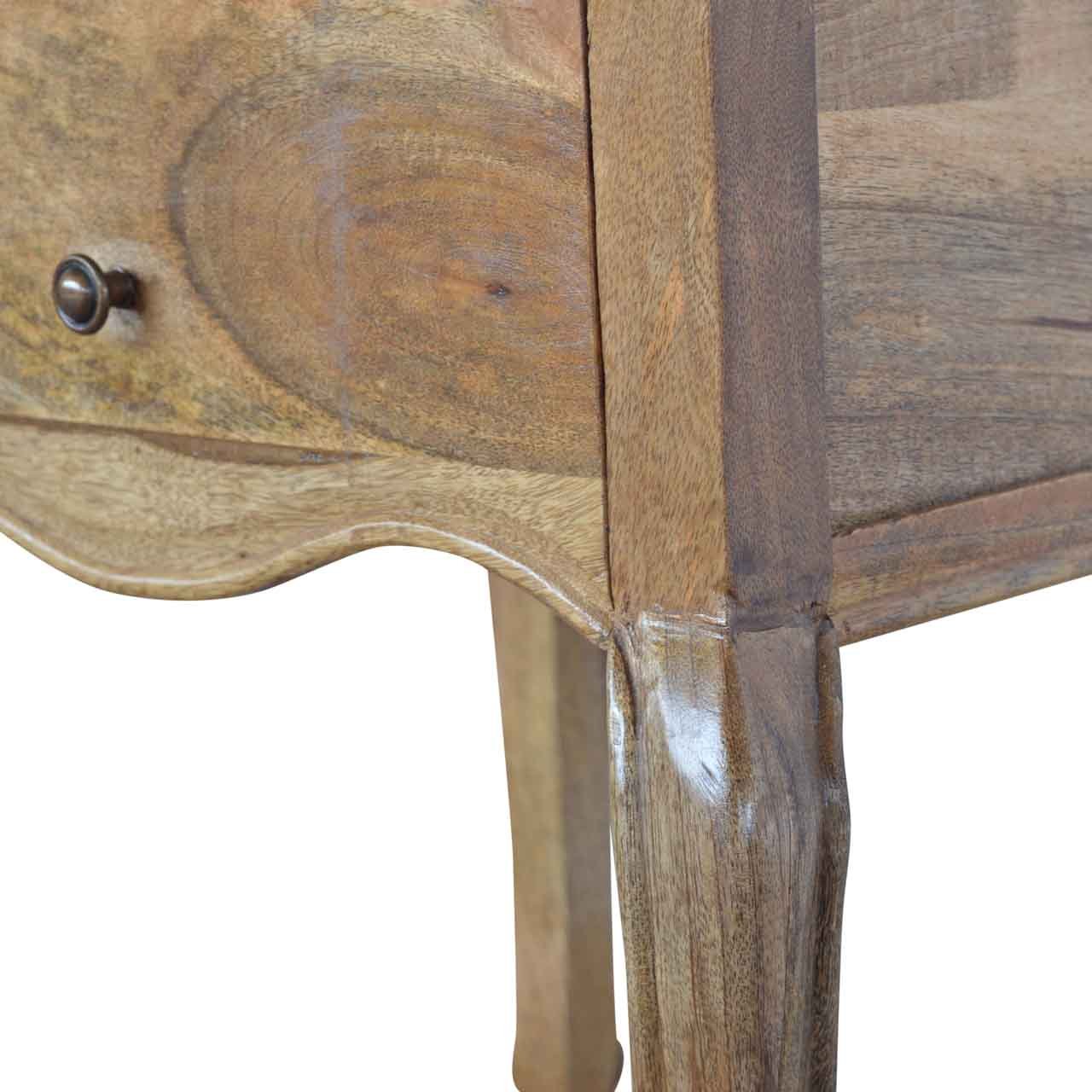 Szafka nocna Artisan IN028 – lite drewno mango, wykończenie dębowe - Image 5