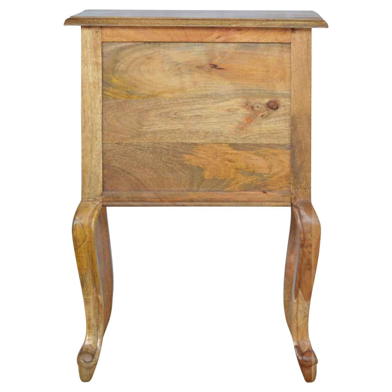 Szafka nocna Artisan IN028 – lite drewno mango, wykończenie dębowe - Image 6