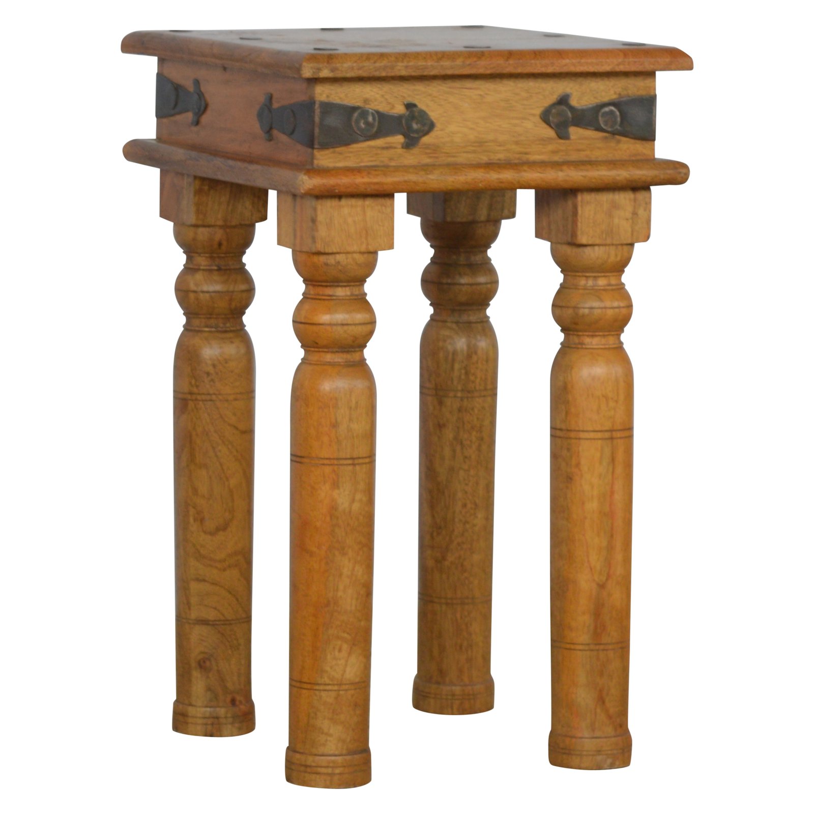 Stolik kawowy Artisan IN045 – drewno o dębowym charakterze, wykończenie dębowe - Image 2