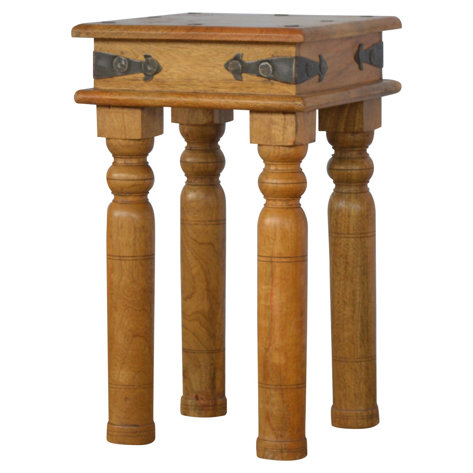 Stolik kawowy Artisan IN045 – drewno o dębowym charakterze, wykończenie dębowe - Image 3