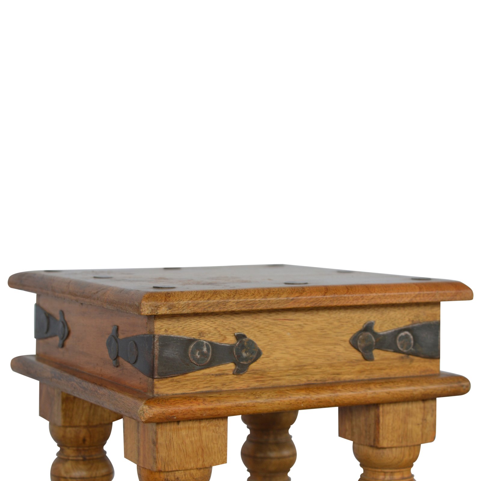 Stolik kawowy Artisan IN045 – drewno o dębowym charakterze, wykończenie dębowe - Image 6