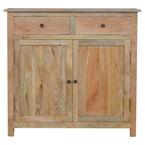 Komoda z litego drewna mango – dębowa, 90 cm - Image 7