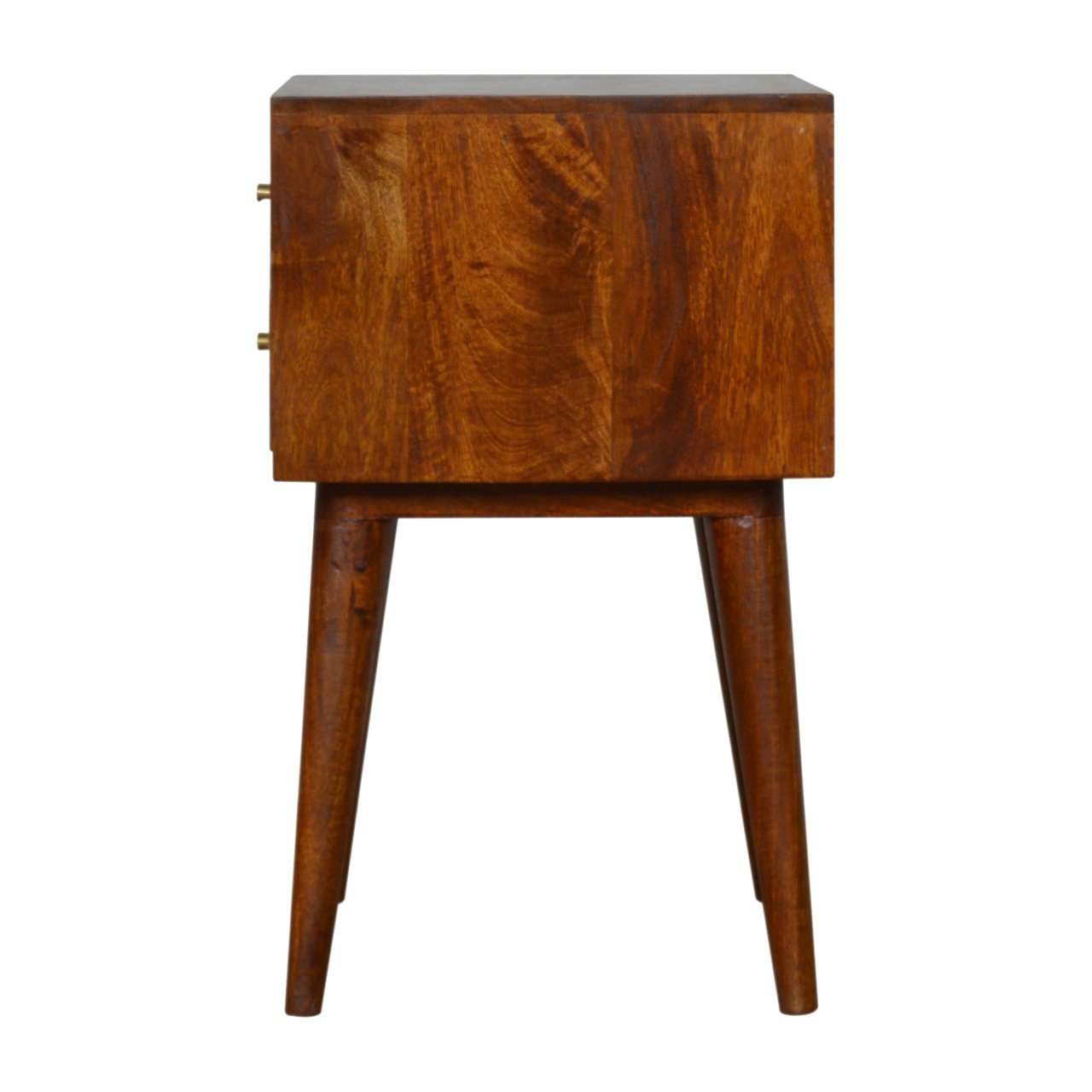 Szafka nocna Artisan IN1010 – lite drewno mango, wykończenie kasztanowe - Image 8
