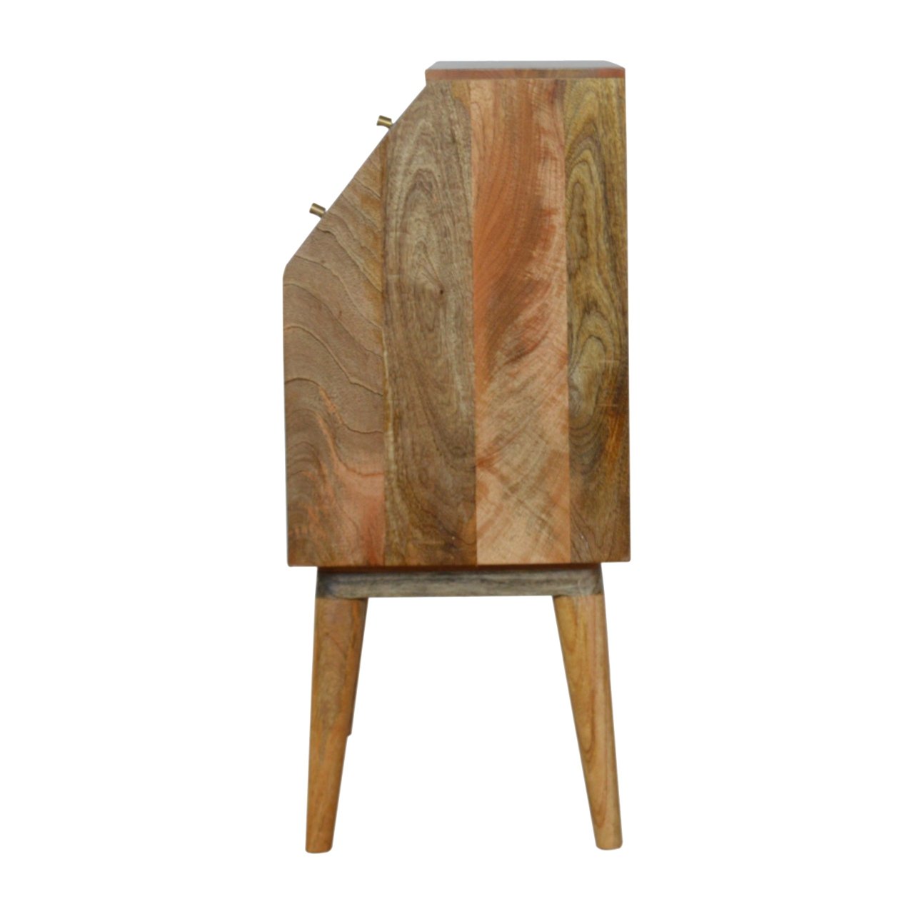 Szafka nocna Artisan IN1048 – lite drewno mango, wykończenie dębowe - Image 8