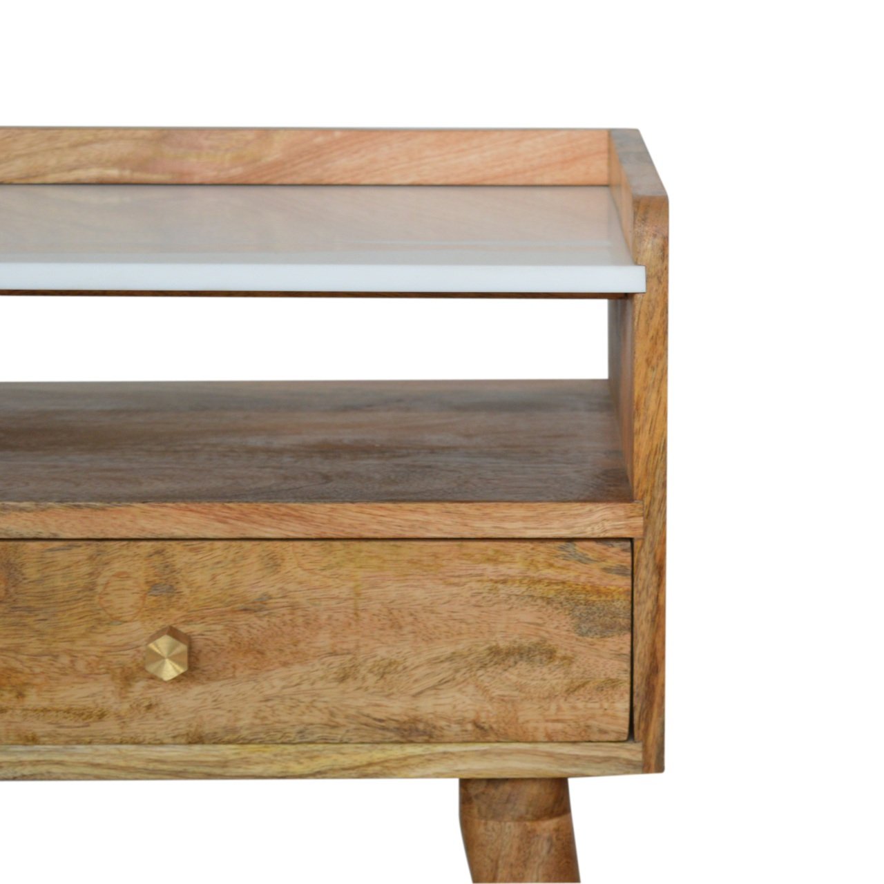 Szafka nocna Artisan IN1101 – lite drewno mango, wykończenie jasne - Image 3