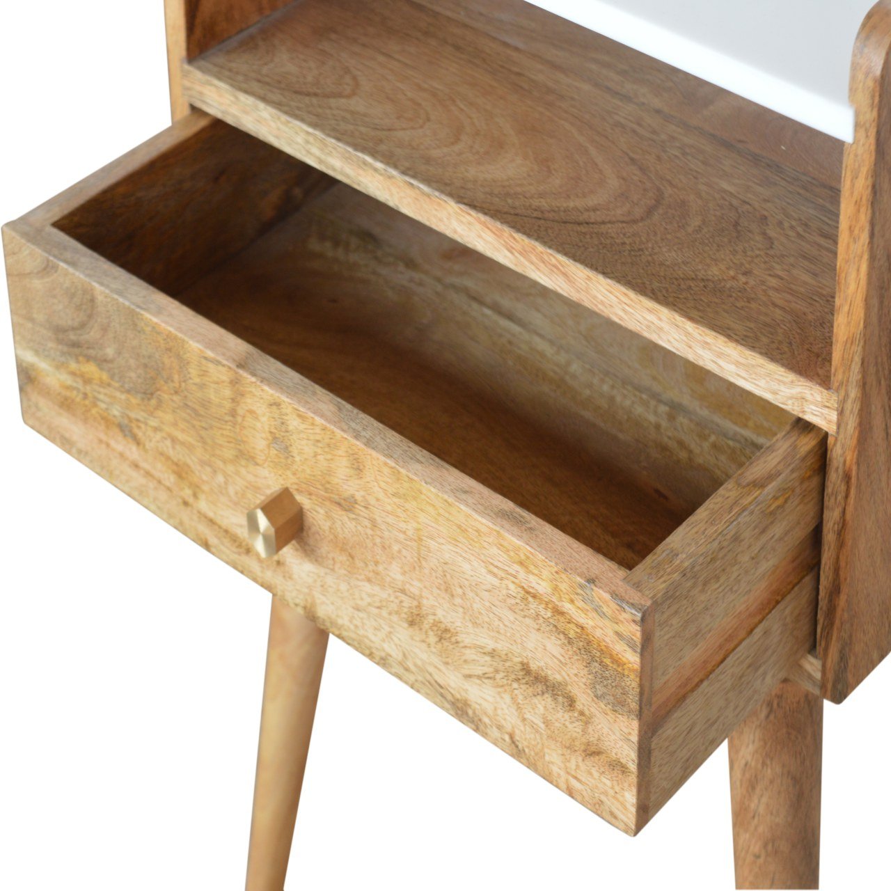 Szafka nocna Artisan IN1101 – lite drewno mango, wykończenie jasne - Image 6