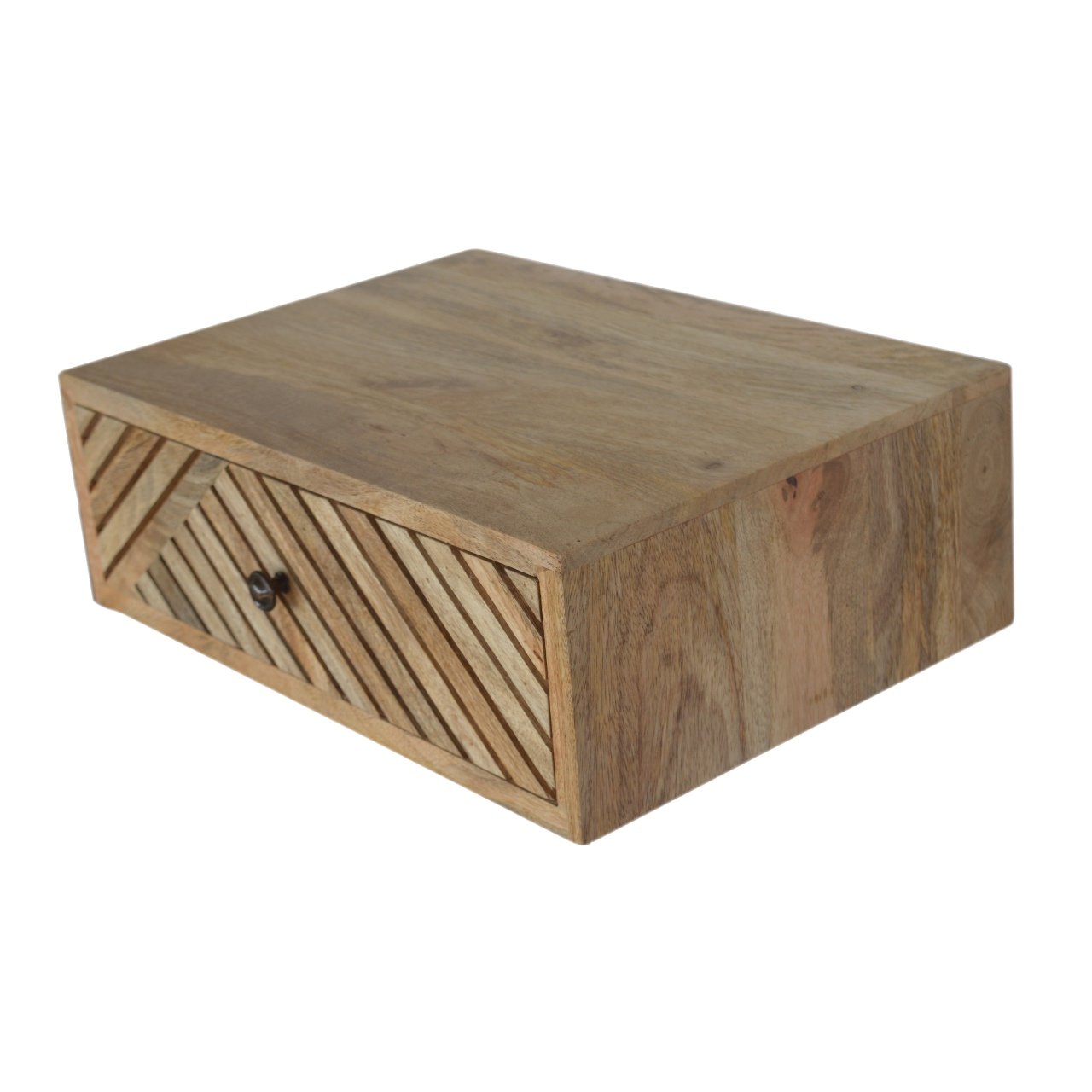 Szafka nocna Artisan IN1279 – lite drewno mango, wykończenie dębowe - Image 5