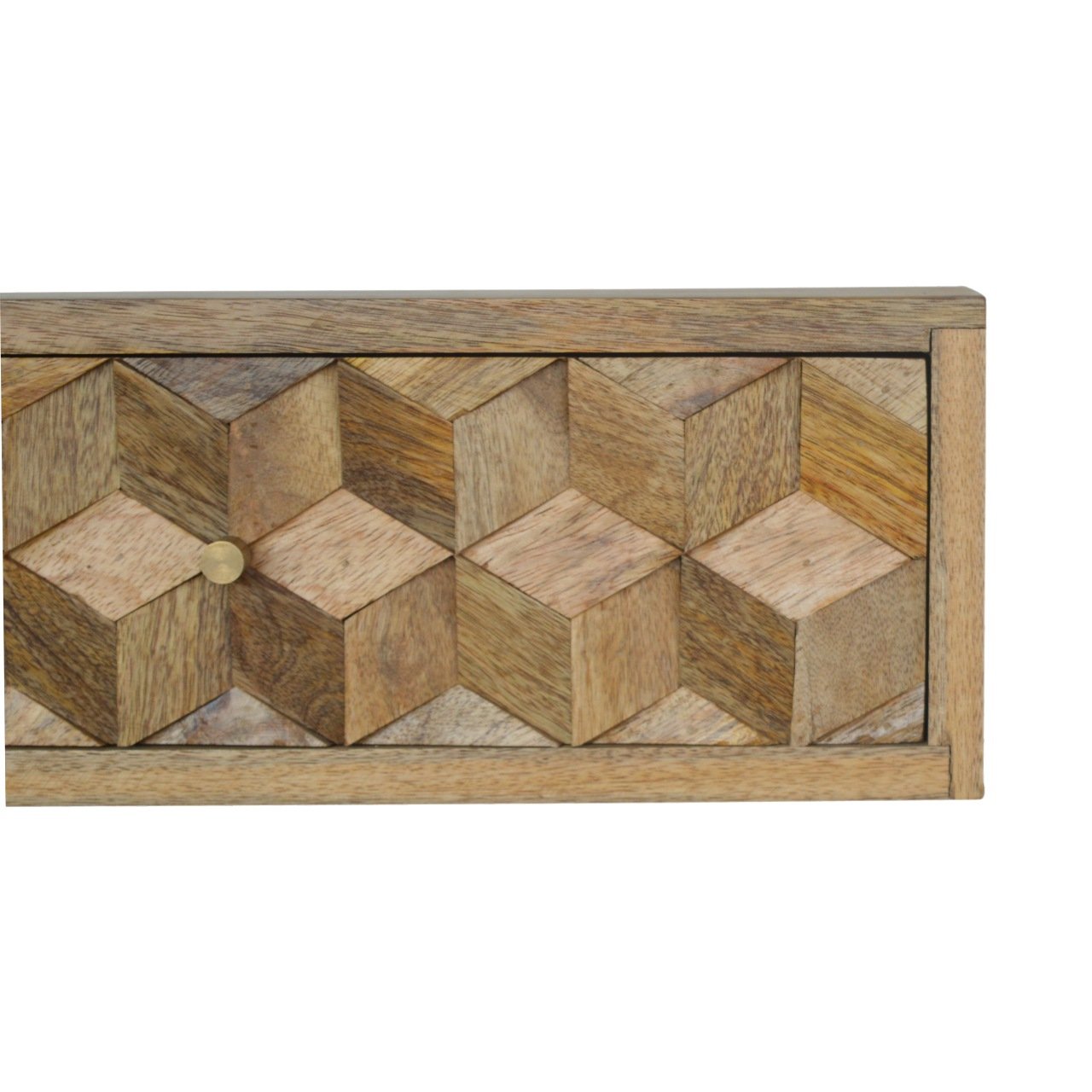 Szafka nocna Artisan IN1280 – lite drewno mango, wykończenie dębowe - Image 5