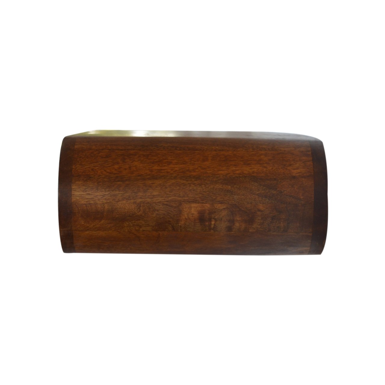 Szafka nocna z litego drewna mango – kasztanowa, 45 cm — model IN1288 - obrazek 7