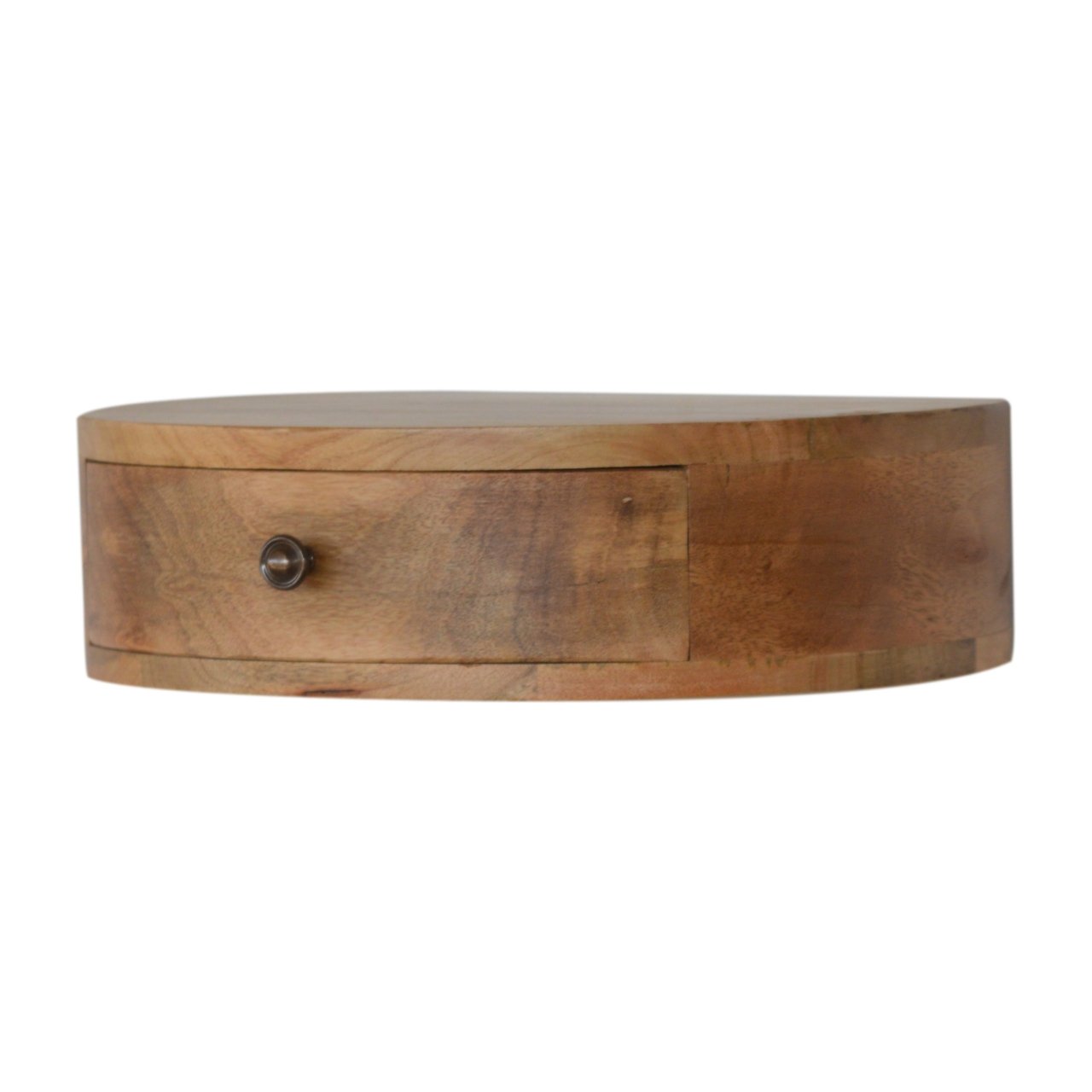 Szafka nocna z litego drewna mango – dębowa, 40 cm — model IN1296 - obrazek 2