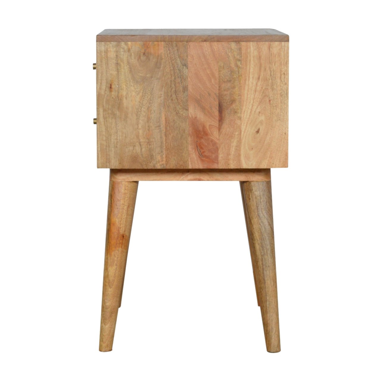 Szafka nocna z litego drewna mango – jasna, 45 cm — model IN1381 - Image 7