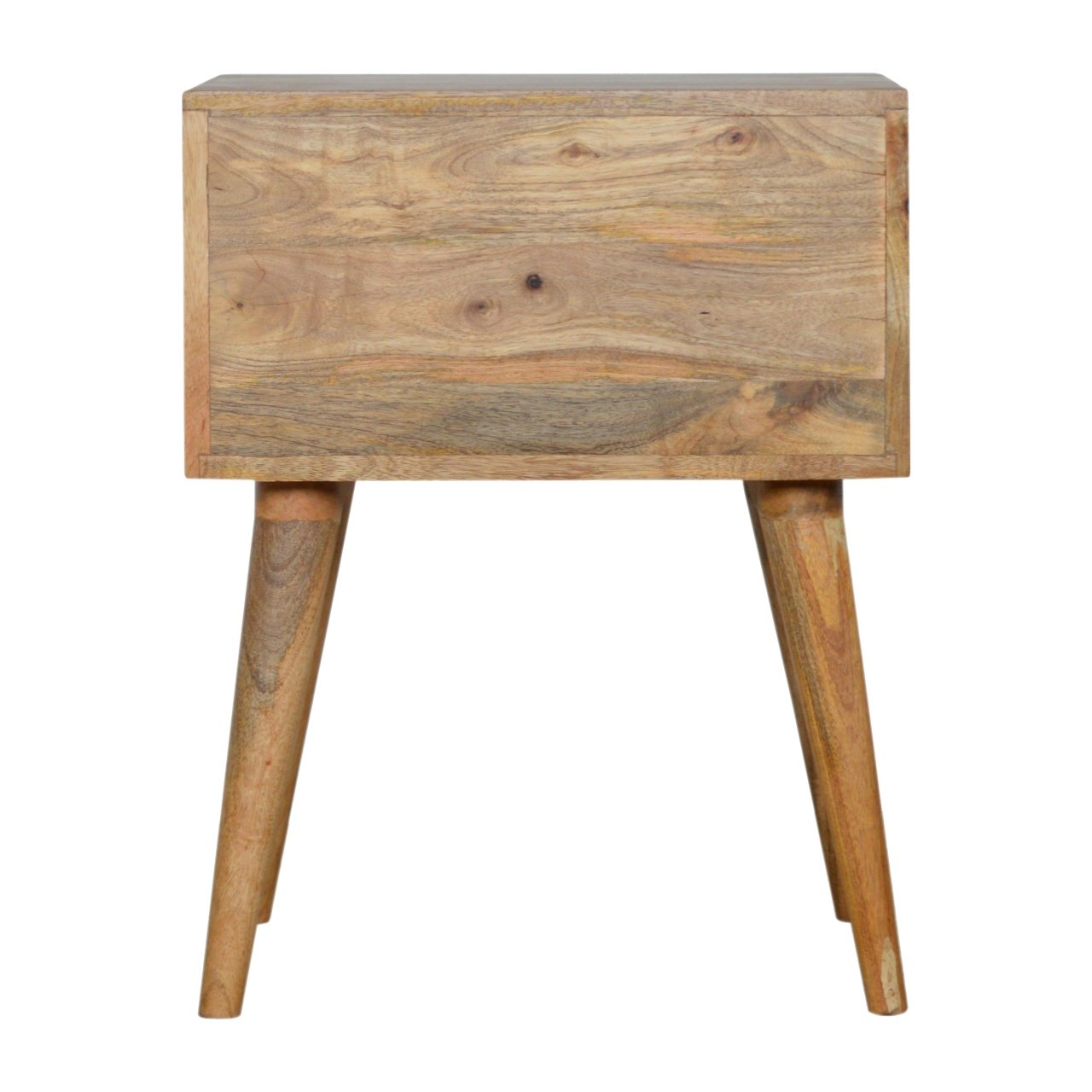 Szafka nocna z litego drewna mango – jasna, 45 cm — model IN1381 - Image 8