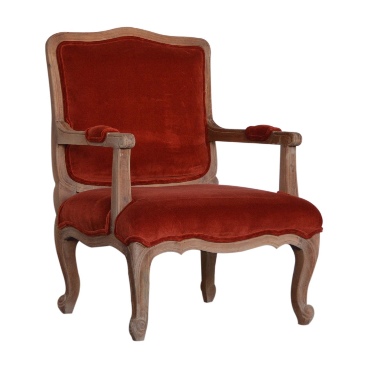 Krzesło z litego drewna mango – 60 cm - obrazek 2