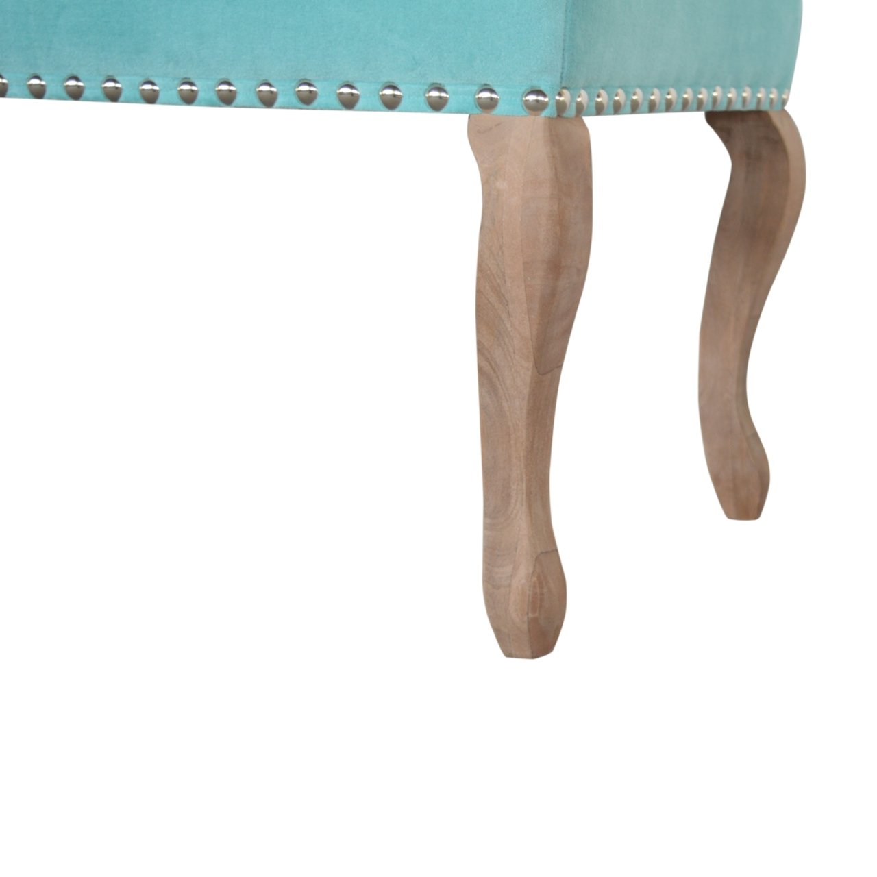 Ławka z litego drewna mango – 90 cm — model IN1417 - Image 8