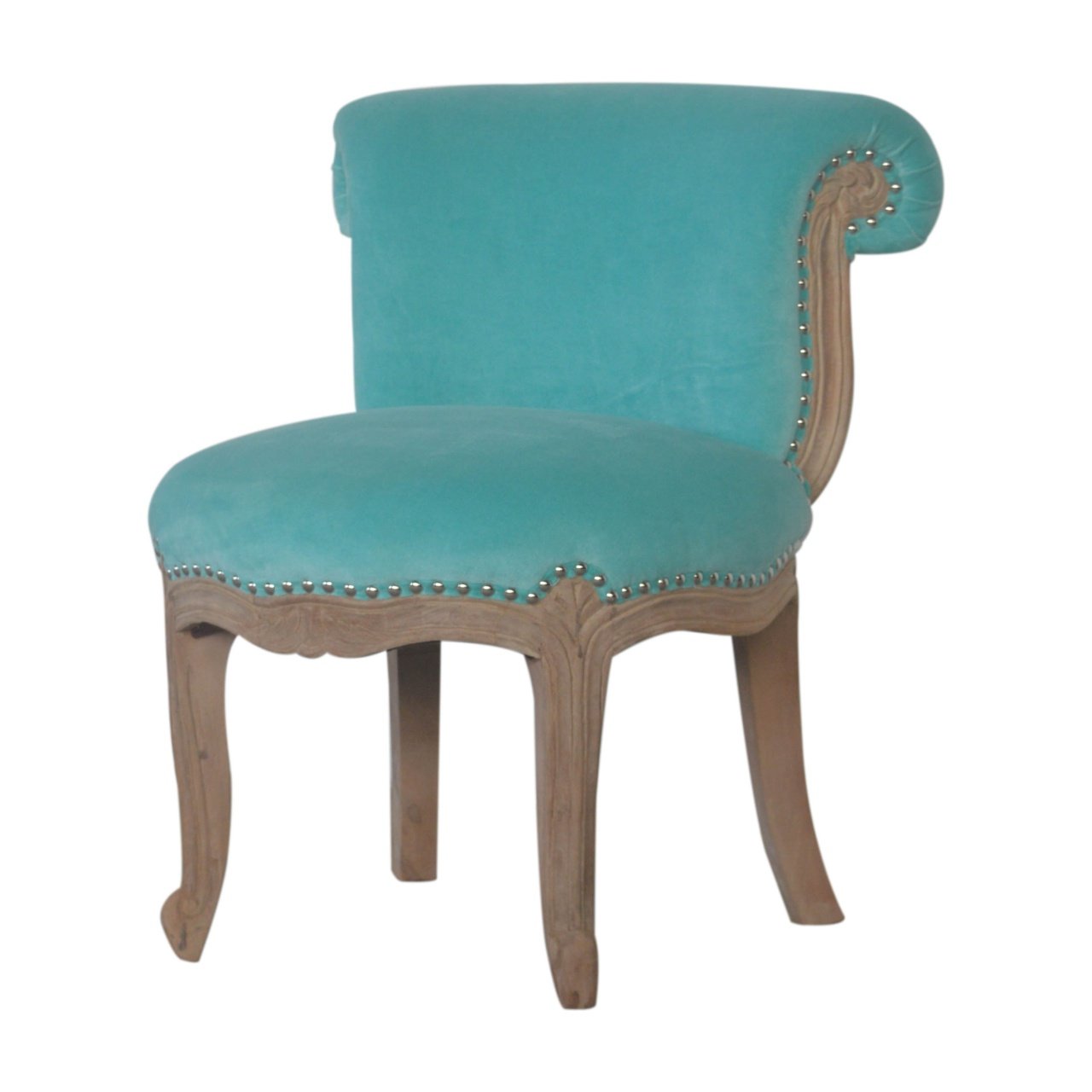 Krzesło z litego drewna mango – 50 cm — model IN1446 - Image 2