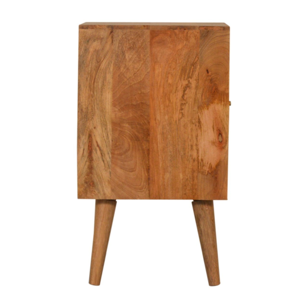 Szafka nocna z litego drewna mango – 40 cm — model IN1471 - obrazek 7