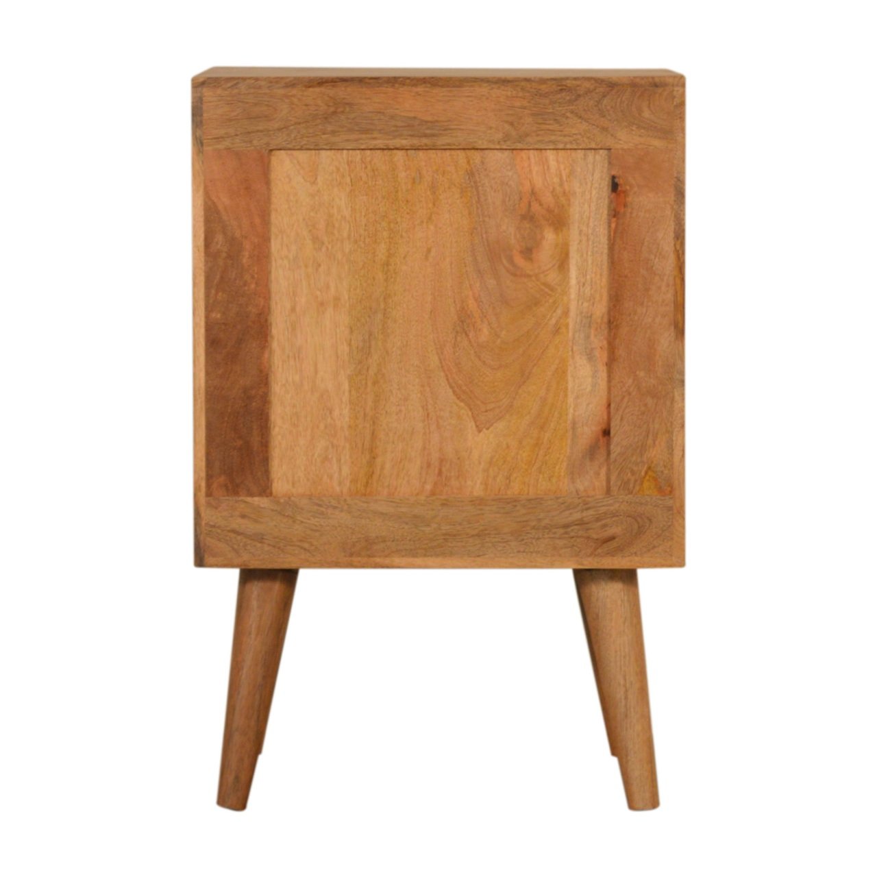 Szafka nocna z litego drewna mango – 40 cm — model IN1471 - obrazek 8