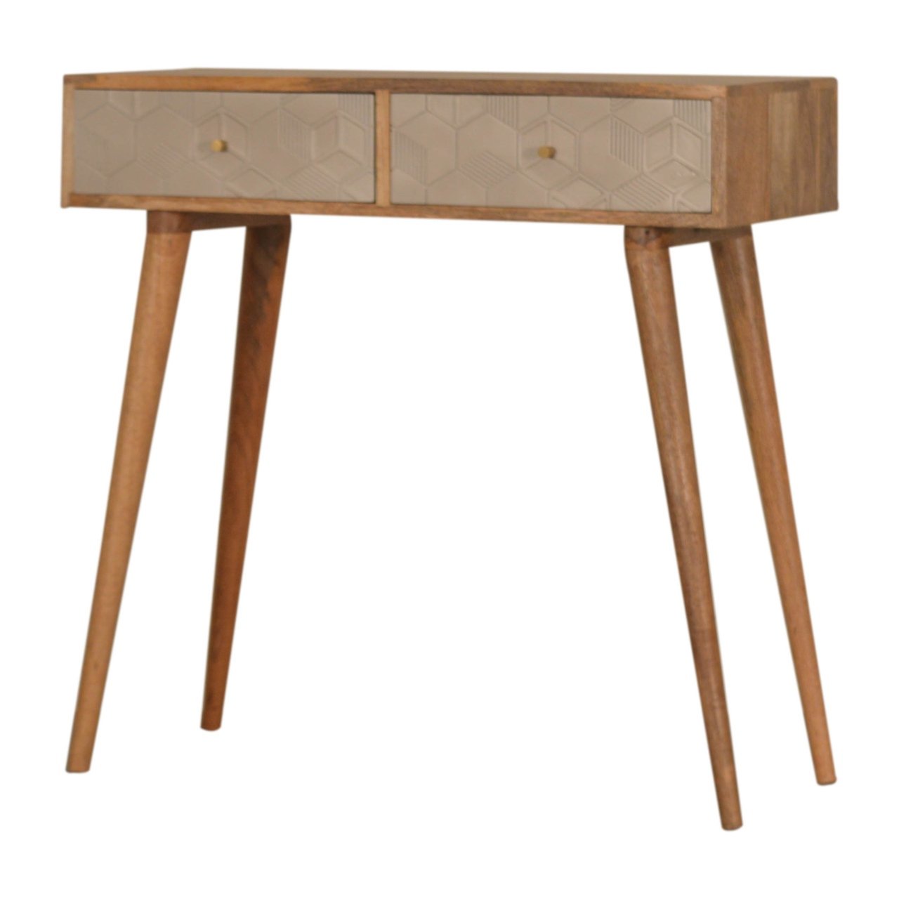 Stół z litego drewna mango – 80 cm