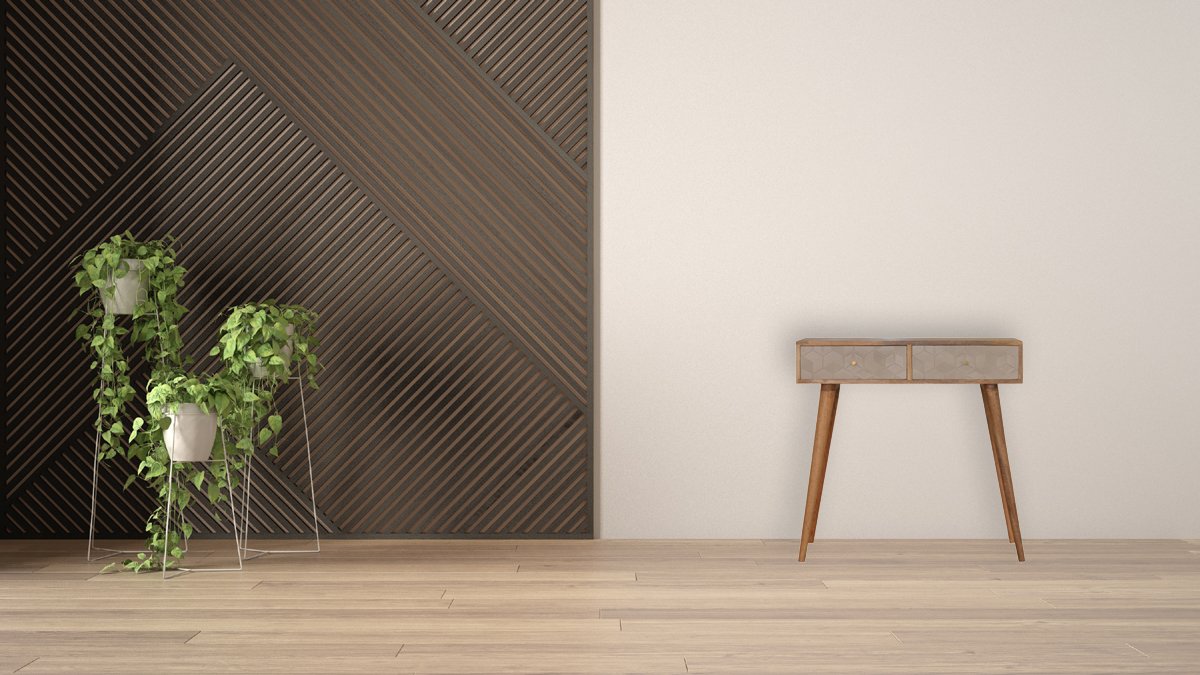 Stół z litego drewna mango – 80 cm - obrazek 10