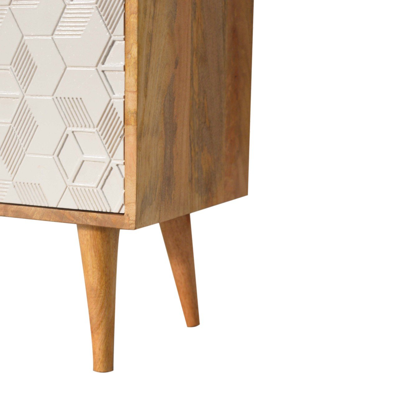 Szafka z litego drewna mango – jasna, 75 cm — model IN1526 - Image 6