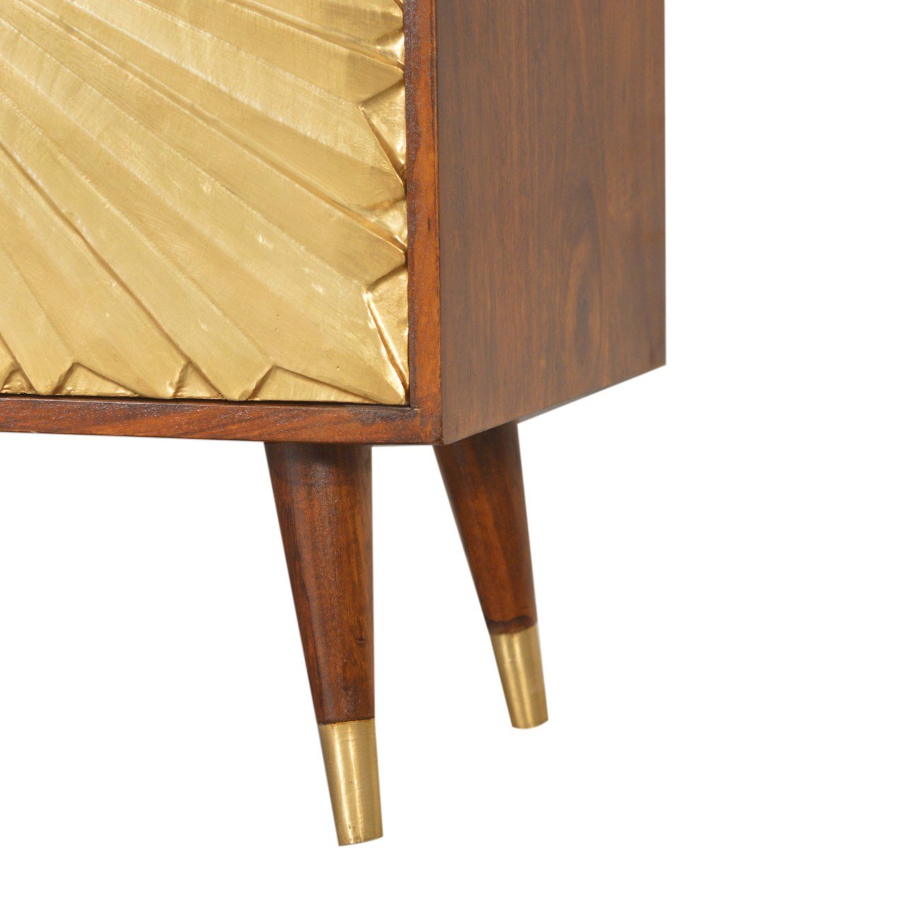 Szafka z litego drewna mango – kasztanowa, 75 cm — model IN1539 - Image 6