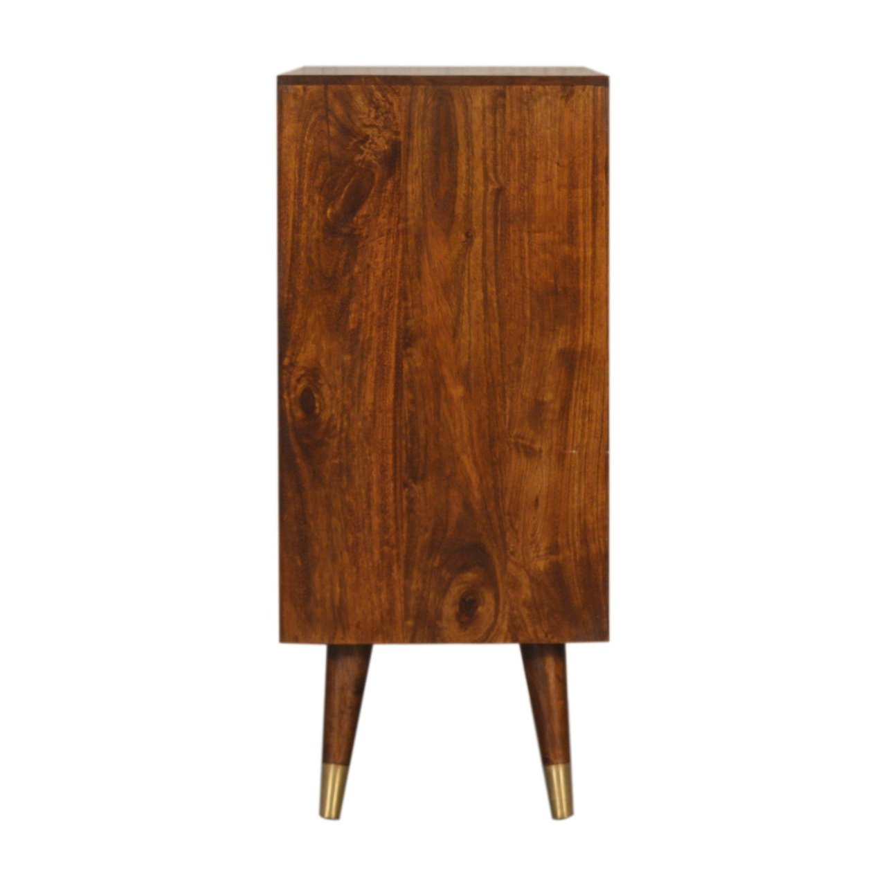 Szafka z litego drewna mango – kasztanowa, 75 cm — model IN1539 - Image 7