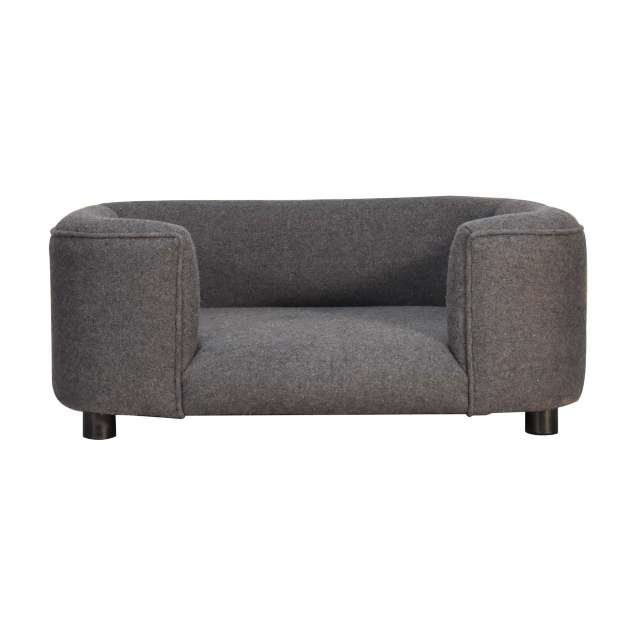 Sofa z naturalnych materiałów – naturalna, 96 cm
