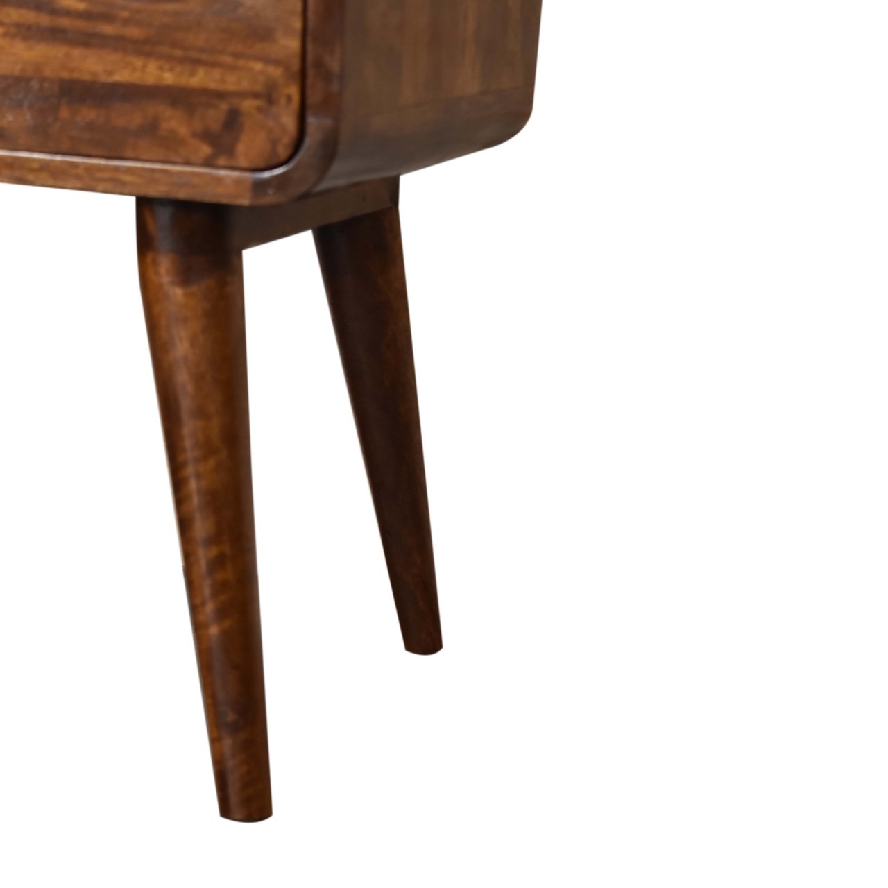 Szafka nocna Curve Chestnut z przepustem kablowym - obrazek 6