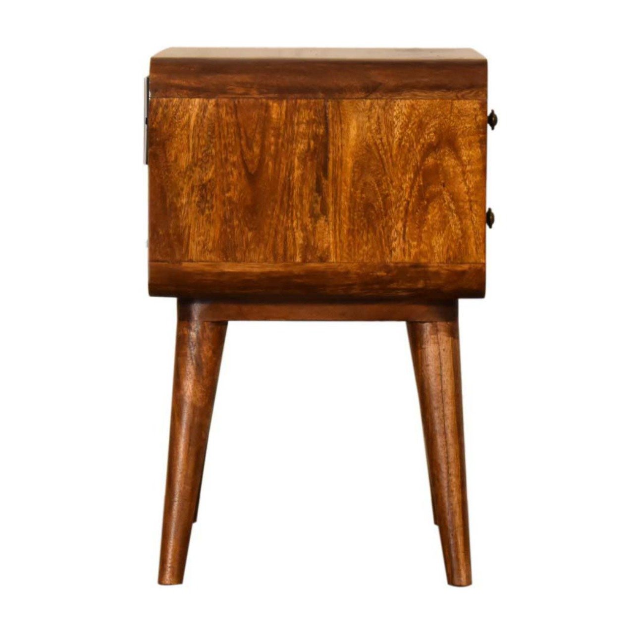 Szafka nocna Curve Chestnut z przepustem kablowym - obrazek 7