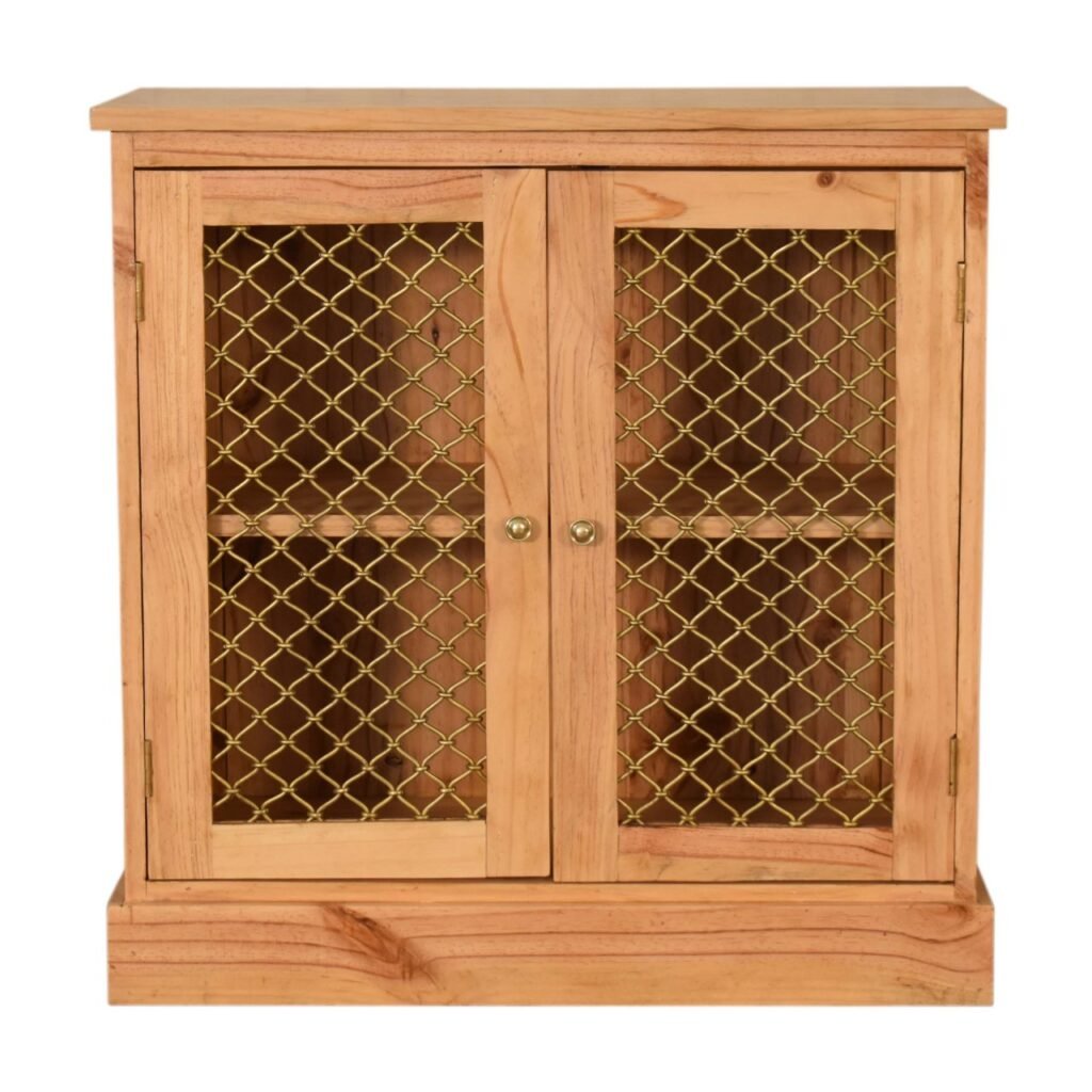Szafka z naturalnych materiałów – naturalna, 76 cm