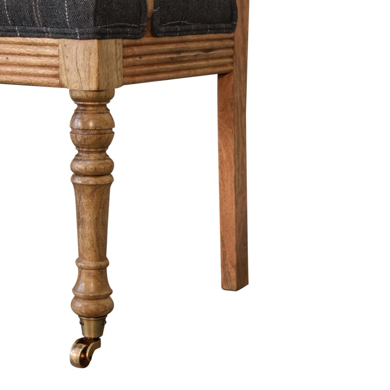 Ławka Artisan IN1646 – lite drewno mango, wykończenie dębowe - Image 6