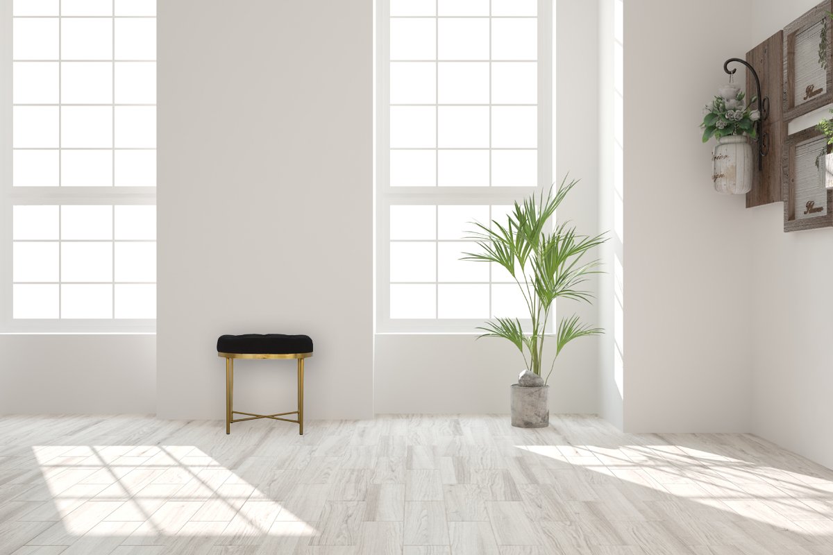 Pufa z naturalnych materiałów – czarna, 52 cm - obrazek 10