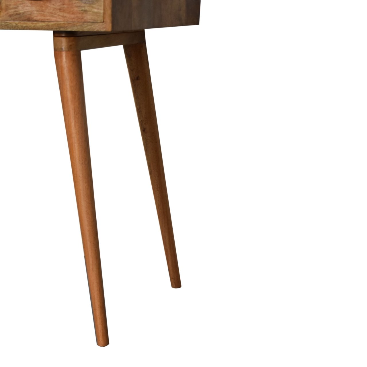 Biurko Artisan IN1720 – lite drewno mango, wykończenie dębowe - obrazek 6