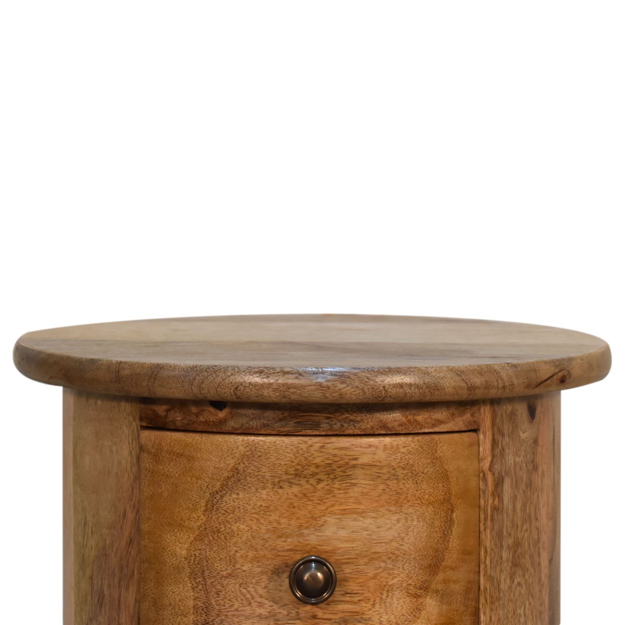 Szafka nocna Artisan IN1726 – lite drewno mango, wykończenie dębowe - obrazek 3