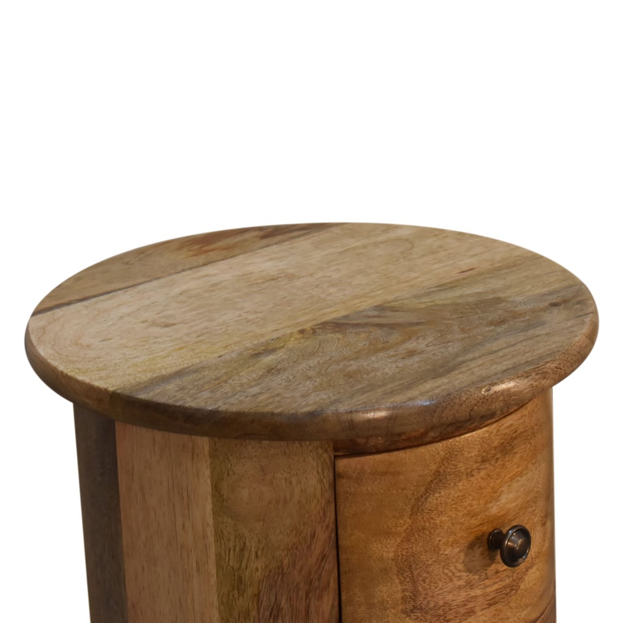 Szafka nocna Artisan IN1726 – lite drewno mango, wykończenie dębowe - obrazek 5