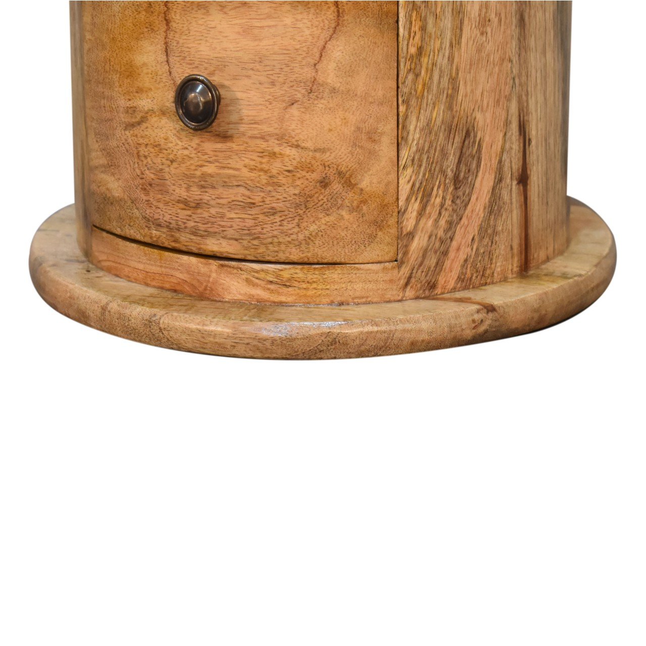 Szafka nocna Artisan IN1726 – lite drewno mango, wykończenie dębowe - obrazek 6