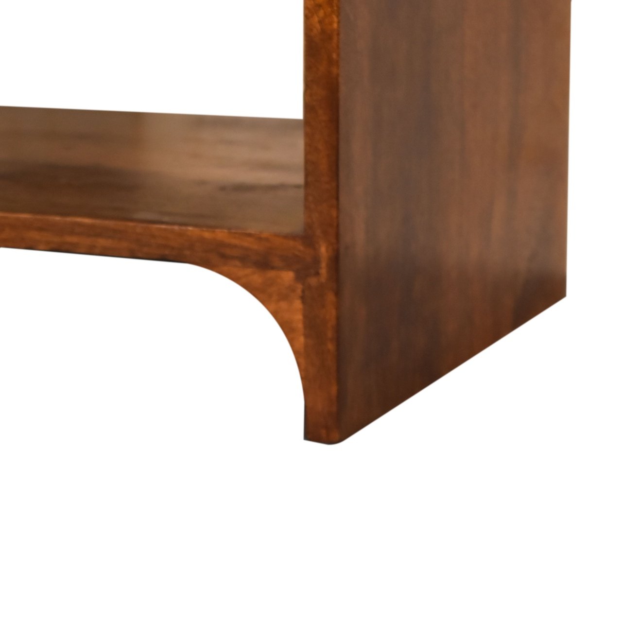 Szafka nocna z litego drewna mango – kasztanowa, 45 cm — model IN1731 - Image 6