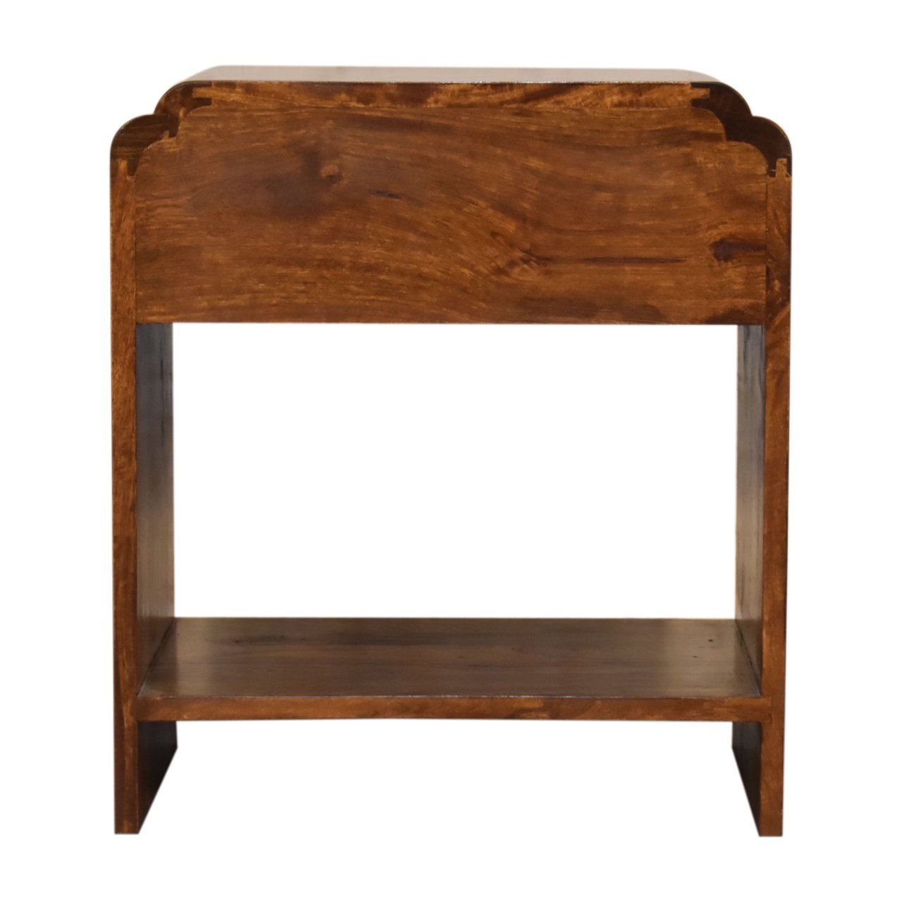 Szafka nocna z litego drewna mango – kasztanowa, 45 cm — model IN1731 - Image 8