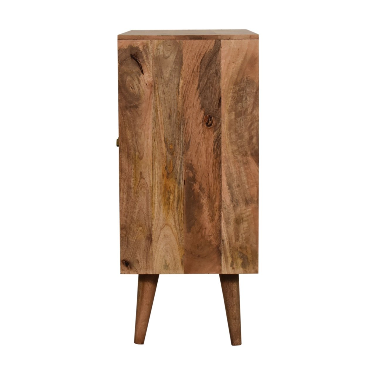 Szafka z litego drewna mango – jasna, 75 cm — model IN1741 - obrazek 8