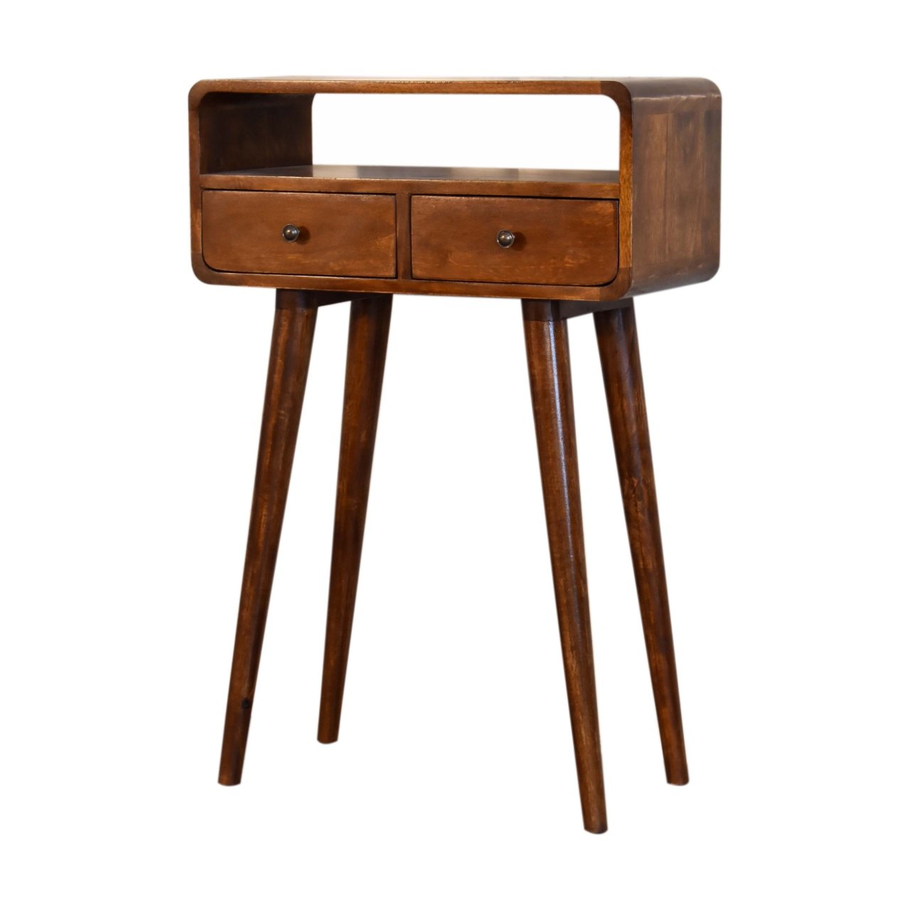 Stół z naturalnych materiałów – kasztanowy, 60 cm - obrazek 3