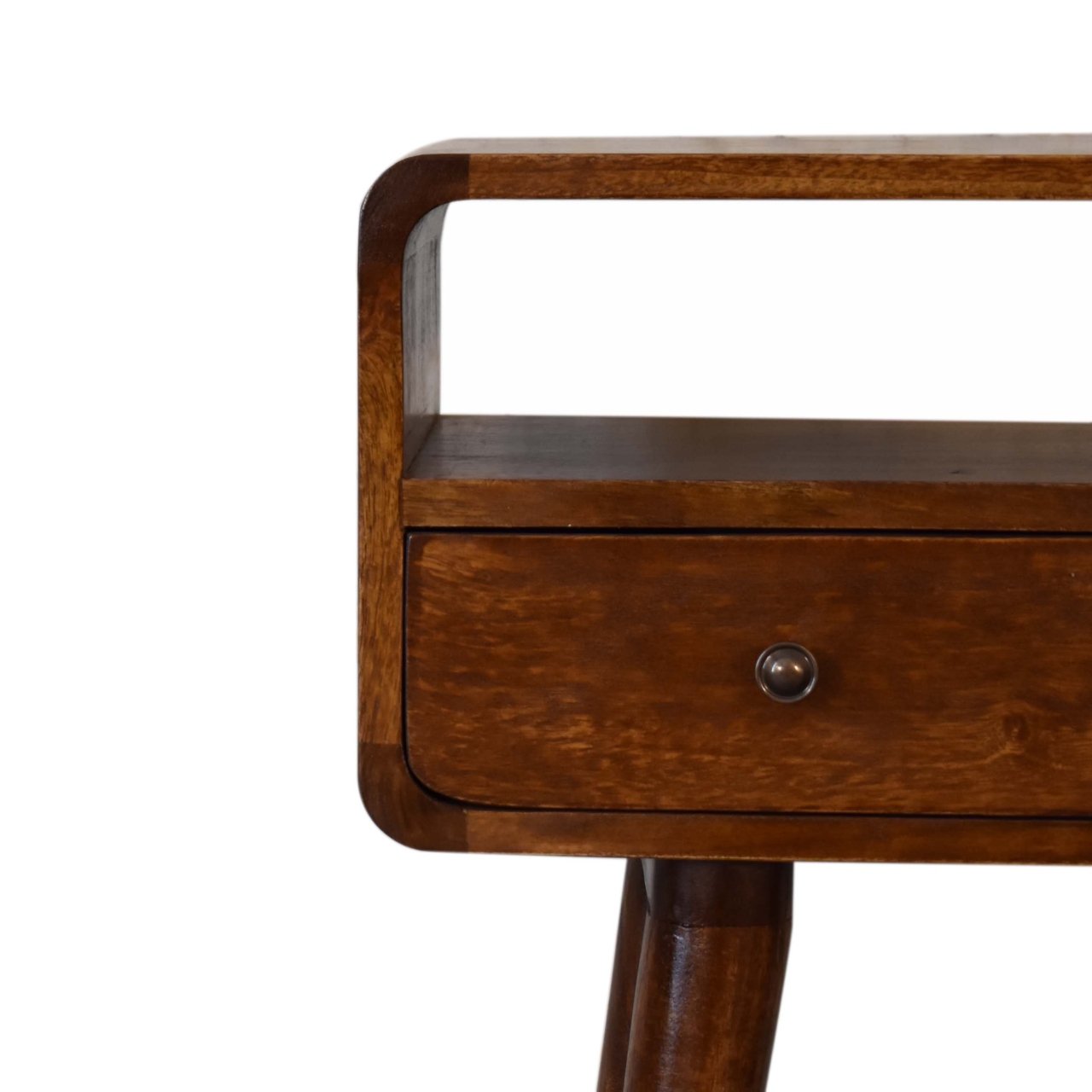 Stół z naturalnych materiałów – kasztanowy, 60 cm - obrazek 4