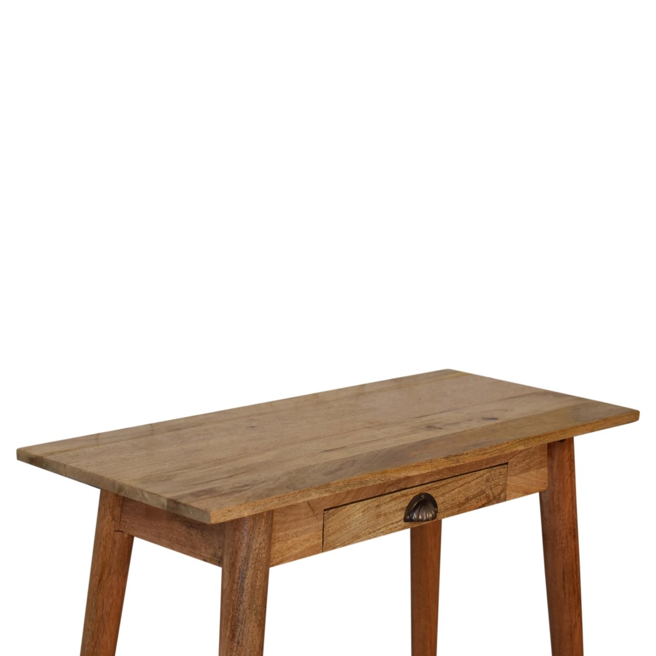Biurko z litego drewna mango – dębowe, 80 cm — model IN1763 - obrazek 6