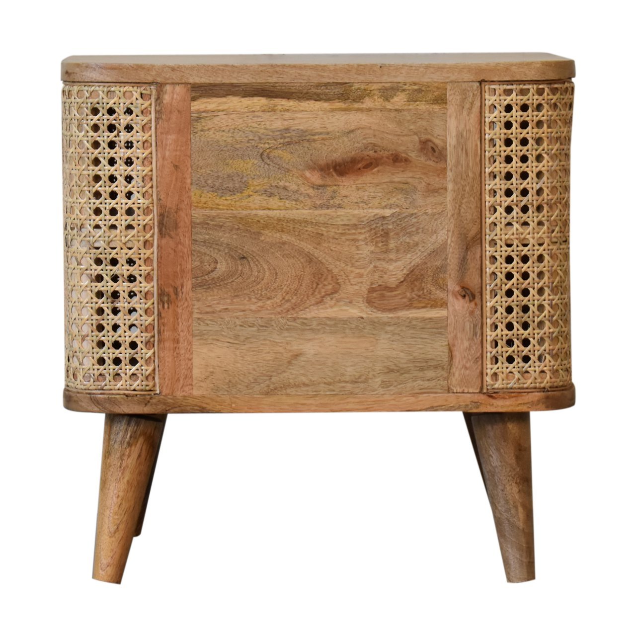 Szafka nocna Artisan IN1780 – lite drewno mango, wykończenie dębowe - obrazek 9