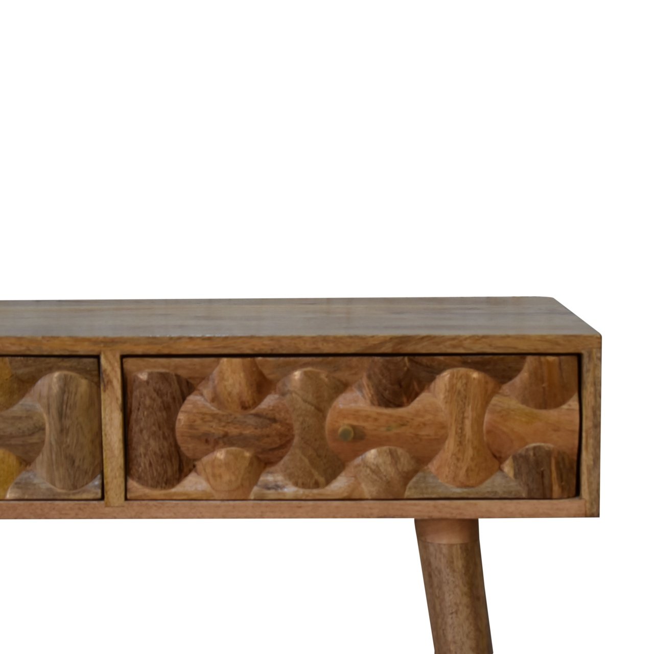 Konsola Artisan IN1786 – lite drewno mango, wykończenie dębowe - Image 4